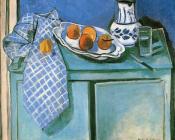 亨利 马蒂斯 : 绿色餐柜上的静物